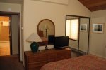 Mammoth Rental Woodlands 31 - 2nd Bedroom with a Flat Screen TV 